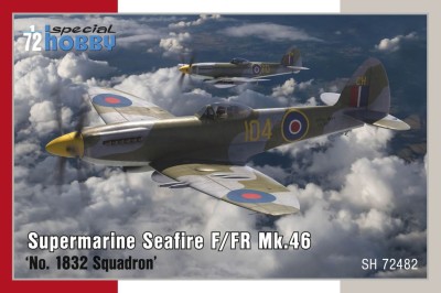 SPECIAL HOBBY 72482 1:72 Supermarine Seafire F/FR Mk.46 - No. 1832 Squadron