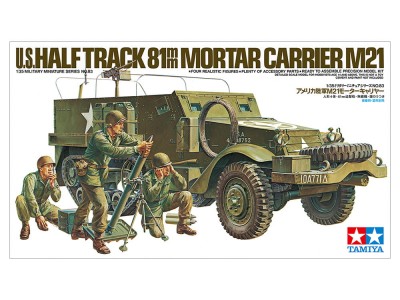 TAMIYA 35083 1:35 US 81mm Mortar Carrier M21 Half-Track