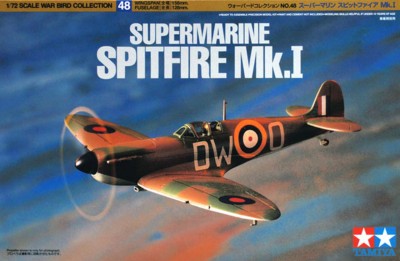 TAMIYA 60748 1:72 Supermarine Spitfire Mk.I
