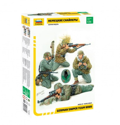 ZVEZDA 3595 1:35 German Sniper Team WWII