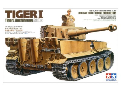 TAMIYA 35227 1:35 German Tiger I Initial Production (Africa)