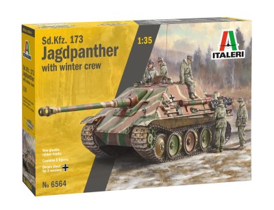 ITALERI 6564 1:35 Sd.Kfz.173 JAGDPANTHER with winter crew