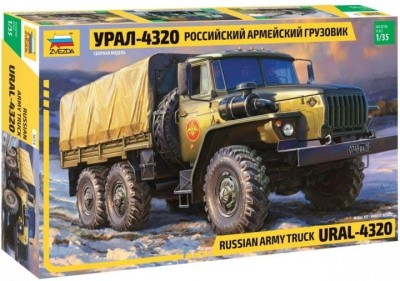 ZVEZDA 3654 1:35 Russian Army Truck URAL-4320