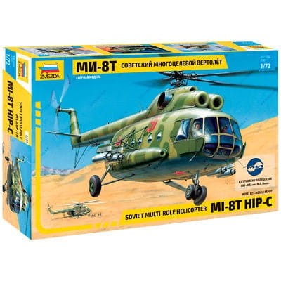 ZVEZDA 7230 1:72 Soviet Multi-Role Helicopter Mi-8T Hip-C