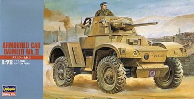 HASEGAWA MT024 1:72 DAIMLER Mk.II Armoured Car 