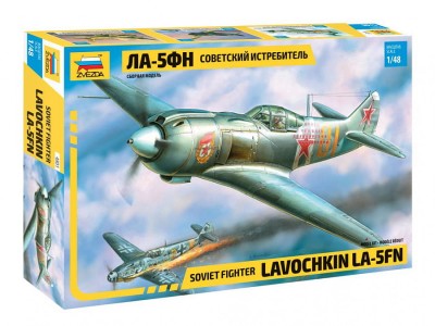 Zvezda 4801 1:48 Soviet Fighter Lavochkin La-5FN
