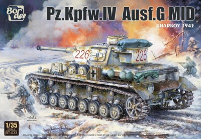 BORDER MODEL BT033 1:35 Panzer IV Ausf. G Mid Production - Kharkov 1943