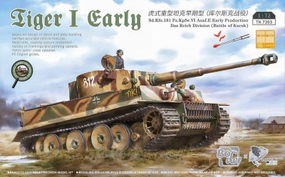 BORDER MODEL TK7203 1:72 Tiger I Early (Sd.Kfz.181) - Battle of Kursk