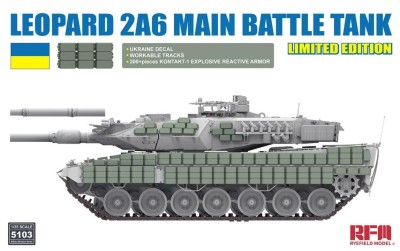 Rye Field Model RM5103 1:35 Leopard 2A6 Main Battle Tank [Limited Edition]