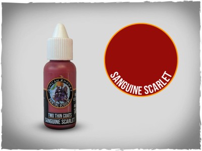 TWO THIN COATS 10002 Sanguine Scarlet 15ml (midtone)