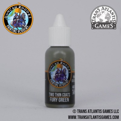 TWO THIN COATS 10079 Fury Green 15ml (shadow)