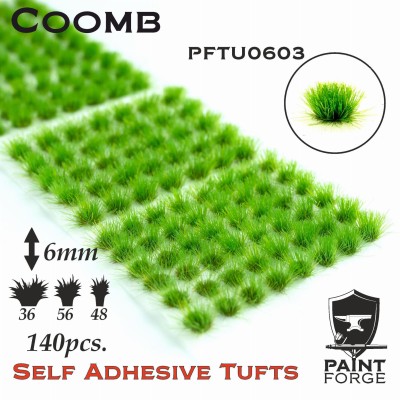 PAINT FORGE PFTU0603 Tuft 6mm Coomb (op. 140pcs) (Kępki trawy)