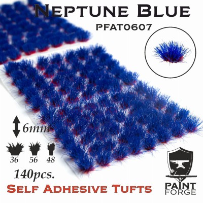 PAINT FORGE PFAT0607 Tuft 6mm Neptune Blue (op. 140pcs) (Kępki trawy)