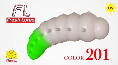 Przynęta FRESH LURES MOKHNATKA 1,8"(4,6cm) - kolor 201 (op. 6szt) 