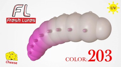 Przynęta FRESH LURES MOKHNATKA 1,8"(4,6cm) - kolor 203 (op. 6szt)