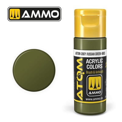 AMMO 20071 ATOM COLOR Russian Green 4BO 20ml