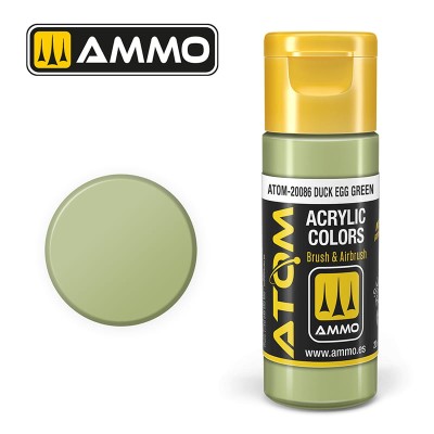 AMMO 20086 ATOM COLOR Duck Egg Green 20ml (BS 216-FS 34524)