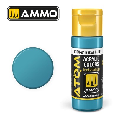 AMMO 20113 ATOM COLOR Green Blue 20ml