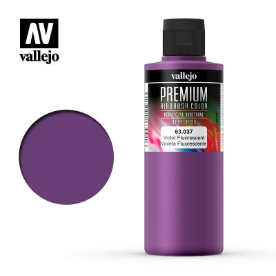 VALLEJO PREMIUM COLOR 63037 FLUO VIOLET 200ml (DUŻY)