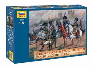 ZVEZDA 8080 1:72 French Napoleonic HQ Staff