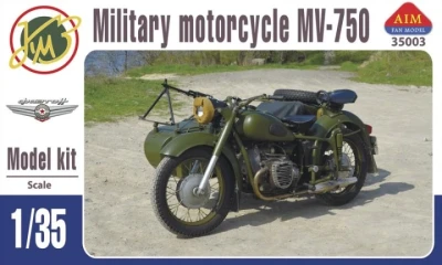 AIM 35003 1:35 MV-750 Soviet  motorcycle