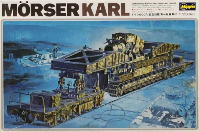 HASEGAWA MB032 1:72 MORSER KARL on Railway Carrier