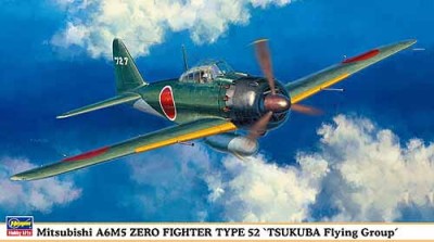 HASEGAWA 09891 1:48 MITSUBISHI A6M5 ZERO FIGHTER TYPE 52 TSUKUBA FLYING GROUP
