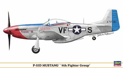 HASEGAWA 09886 1:48 P-51D 4TH FIGHTER GROUP