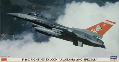 HASEGAWA 09766 1:48 General-Dynamics F-16C Fighting Falcon Alabama Ang Special
