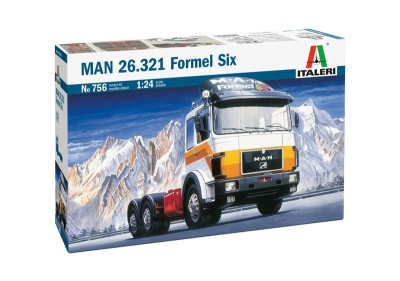 ITALERI 0756 1:24 Truck MAN 26.321 Formel Six