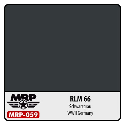MR.PAINT MRP-059 RLM66 Schwarzgrau (Black grey) 30ml (WWII German)