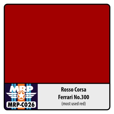 MR.PAINT MRP-C026 Rosso Corsa Ferrari No.300 (most used red) 30ml