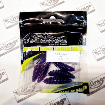 WATER KING TRYK TRYK 6cm - KOLOR nr  3 (op. 6szt)