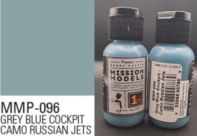 MISSION MODELS MMP-096 Grey Blue Cockpit / Camo Modern Russian Jets 30ml
