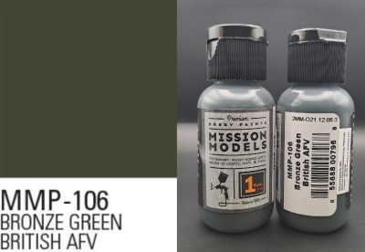 MISSION MODELS MMP-106 Bronze Green British AFV 30ml