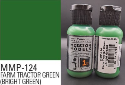 MISSION MODELS MMP-124 Farm Tractor Green (Bright Green) 30ml