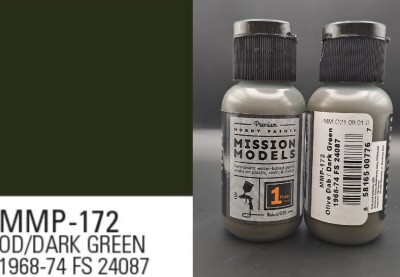 MISSION MODELS MMP-172 Olive Drab/Dk Green 68-74 FS 24087 30ml