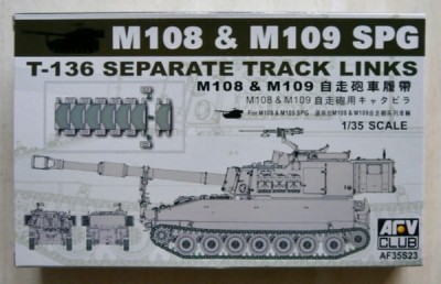 AFV CLUB 35S23 1:35 M108 & M109 SPG T-136 SEPARATE TRACK LINKS