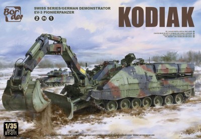 BORDER MODEL BT011 1:35 Kodiak Swiss Series/German Demonstrator AEV-3 Pionierpanzer