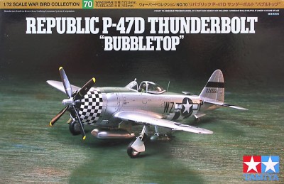 TAMIYA 60770 1:72 P-47D Thunderbolt 'Bubbletop'
