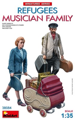 MINIART 38084 1:35 Refugees - Musician Family