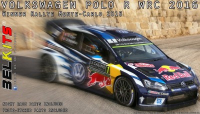 BELKITS BEL011 1:24 VOLKSWAGEN POLO R WRC 2016