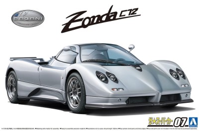 AOSHIMA 05602 1:24 SC#7 Pagani Zonda C12S 2000
