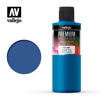 VALLEJO PREMIUM COLOR 63009 COBALT BLUE 200ml (DUŻY)