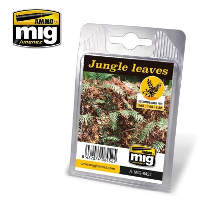 AMMO 8452 High Detailed Laser Cut Plants - Jungle Leaves (liście dżungli)