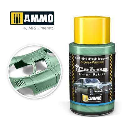 AMMO 0349 COBRA MOTOR Metallic Tourquoise 30ml [METALLIC]