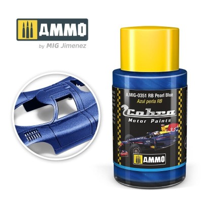 AMMO 0351 COBRA MOTOR RB Pearl Blue 30ml [METALLIC]