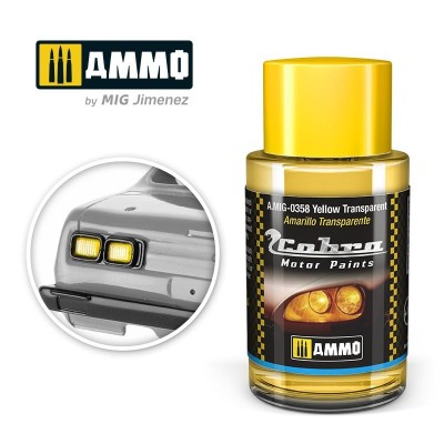 AMMO 0358 COBRA MOTOR Yellow Transparent 30ml [CLEAR]