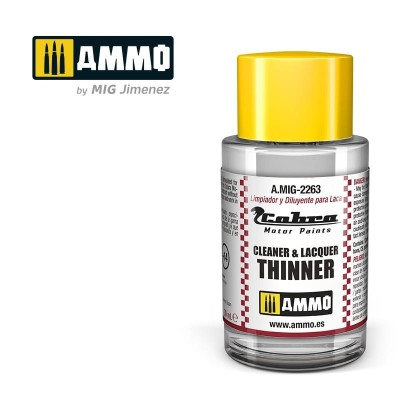 AMMO 2263 COBRA MOTOR Cleaner & Thinner Lacquer 30ml
