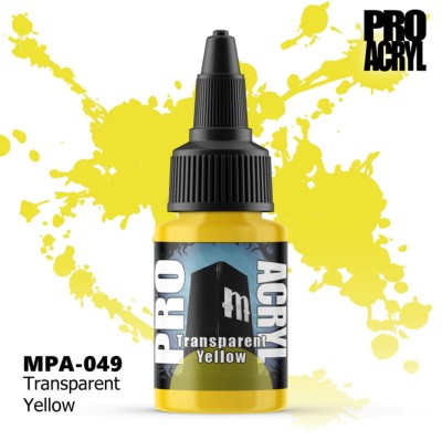 MONUMENT MPA-049 Pro Acryl: Transparent Yellow (22ml)